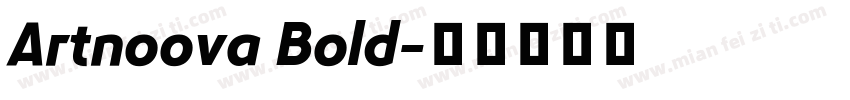 Artnoova Bold字体转换